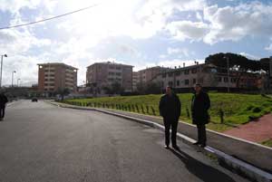 Il sindaco Marini e l'ingegnere Dello Vicario