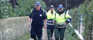I volontari Aeopc di Tarquinia