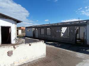 La struttura dell’ex base Caale