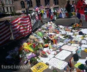 Il luogo dell'attentato