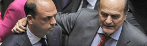 Bersani con Alfano