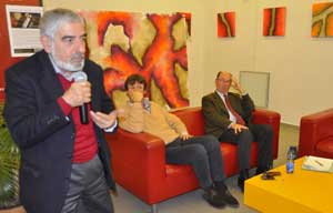 Tonino Longo a uno degli incontri di Filippo Rossi