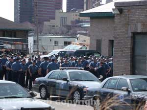 I poliziotti per le strade di Boston