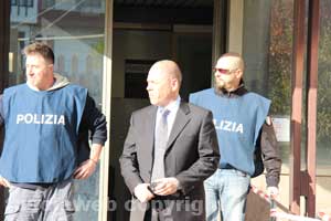 Il capo della mobile Fabio Zampaglione 