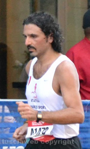 Leonardo Mastronicola alla maratona di Boston