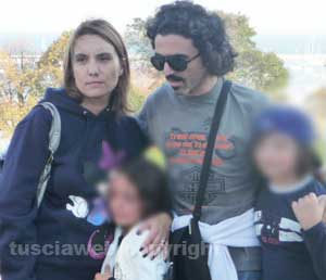 Monica Pucciarelli e Leonardo Mastronicola con i figli