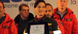 La premiazione dell'oscar per la sicurezza in mare