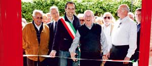 L'inaugurazione del centro anziani