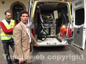 Il mezzo per il soccorso stradale
