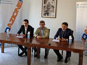 Paolo Pizzi, Francesco Oddo e Gianmaria Santucci