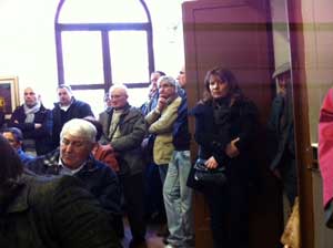 Leonardo Michelini all'incontro di Grotte Santo Stefano