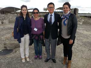 L'ambasciatore coreano a Vulci