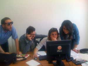 Le immagini dell'occupazione