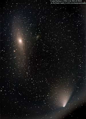La cometa Panstarrs