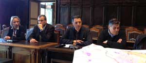 La presentazione del piano di illuminazione pubblica