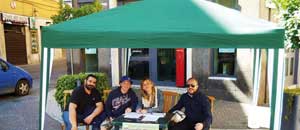 Il gazebo a Viterbo