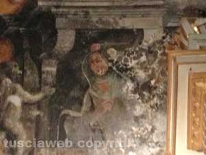 L'affresco di Santa Rosa