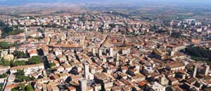 Il centro storico di Tarquinia