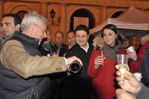 Leonardo Michelini festeggia la vittoria