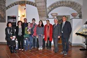 Brutti, Pieri, Melaragni e Lai con alcuni dei premiati, Lucia Maria Arena con Kolb Hans Rainer, Stefania Duranti, Paolo De Alexandris e Sara Spagnolo