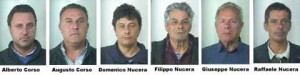 I sei uomini arrestati nella Tuscia