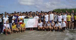 I ragazzi del beach volley ai giochi sportivi studenteschi