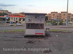 Il distributore di acqua a largo Mario Di Lecce