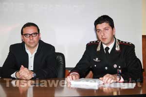 Il pm Massimiliano Siddi e il capitano Giovanni Martufi
