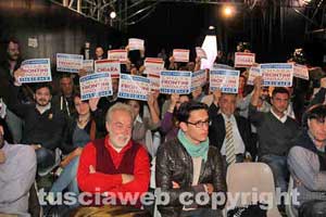 Il pubblico presente al dibattito