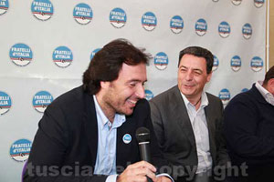 La presentazione dei candidati di Fratelli di D'Italia
