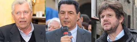 Leonardo Michelini, Giulio Marini e Filippo Rossi