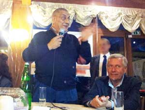 Michelini incontra casualmente Potito Salatto  - foto pubblicata su Facebook