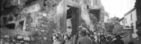 Viterbo bombardata dal film Piume al vento