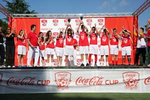 Le vincitrici del Cocacola cup