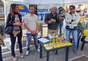 L'iniziativa della Destra a Bagnaia
