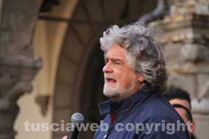 Beppe Grillo a piazza del Comune