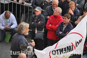 Beppe Grillo a piazza del Comune