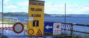 Lavori in corso sulla spiaggia di Marta