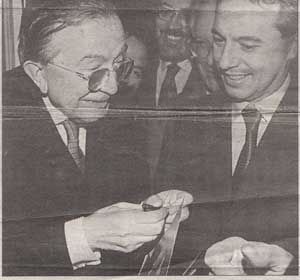 Marcello Mariani e Giulio Andreotti