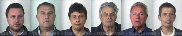 Operazione El Dorado - Gli uomini arrestati nella Tuscia