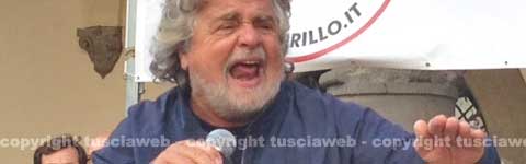 Beppe Grillo a piazza del Comune