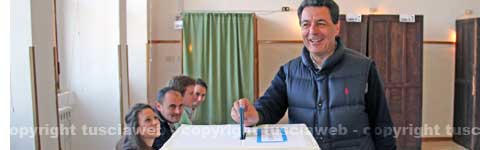 Giulio Marini al voto