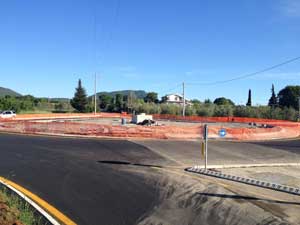 La rotatoria dell'Acquarossa