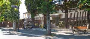 La caserma dei carabinieri di Vignanello
