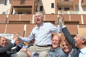 Leonardo Michelini festeggia