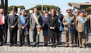I rappresentanti delle istituzioni e dei corpi militari