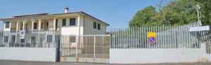 La caserma dei carabinieri di Caprarola