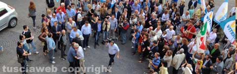 Michelini festeggia a piazza del Comune