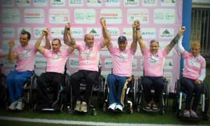 Cratassa in maglia rosa