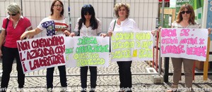 La protesta dei lavoratori Esattorie